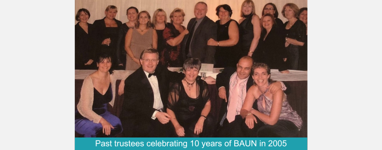 BAUN Trustees celebrating 10 years of BAUN in 2005